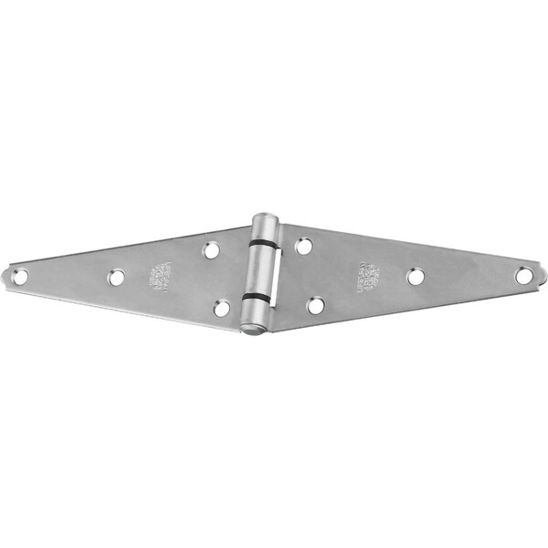 National 2.43 In. x 6 In. Zinc Heavy-Duty Strap Hinge N128074 - main